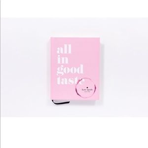 New Coffee Table Book Kate Spade All in Good Taste